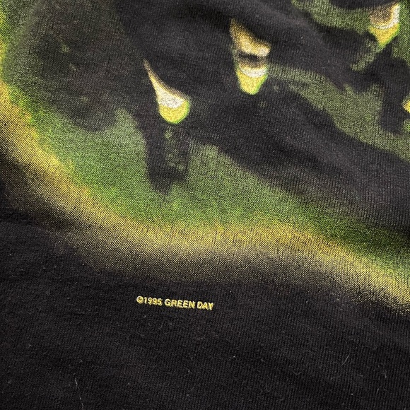 Wild Oats Vintage 1995 Green Day 'Insomniac' Album Promo T-Shirt – Rare Band Tee - Picture 3 of 7